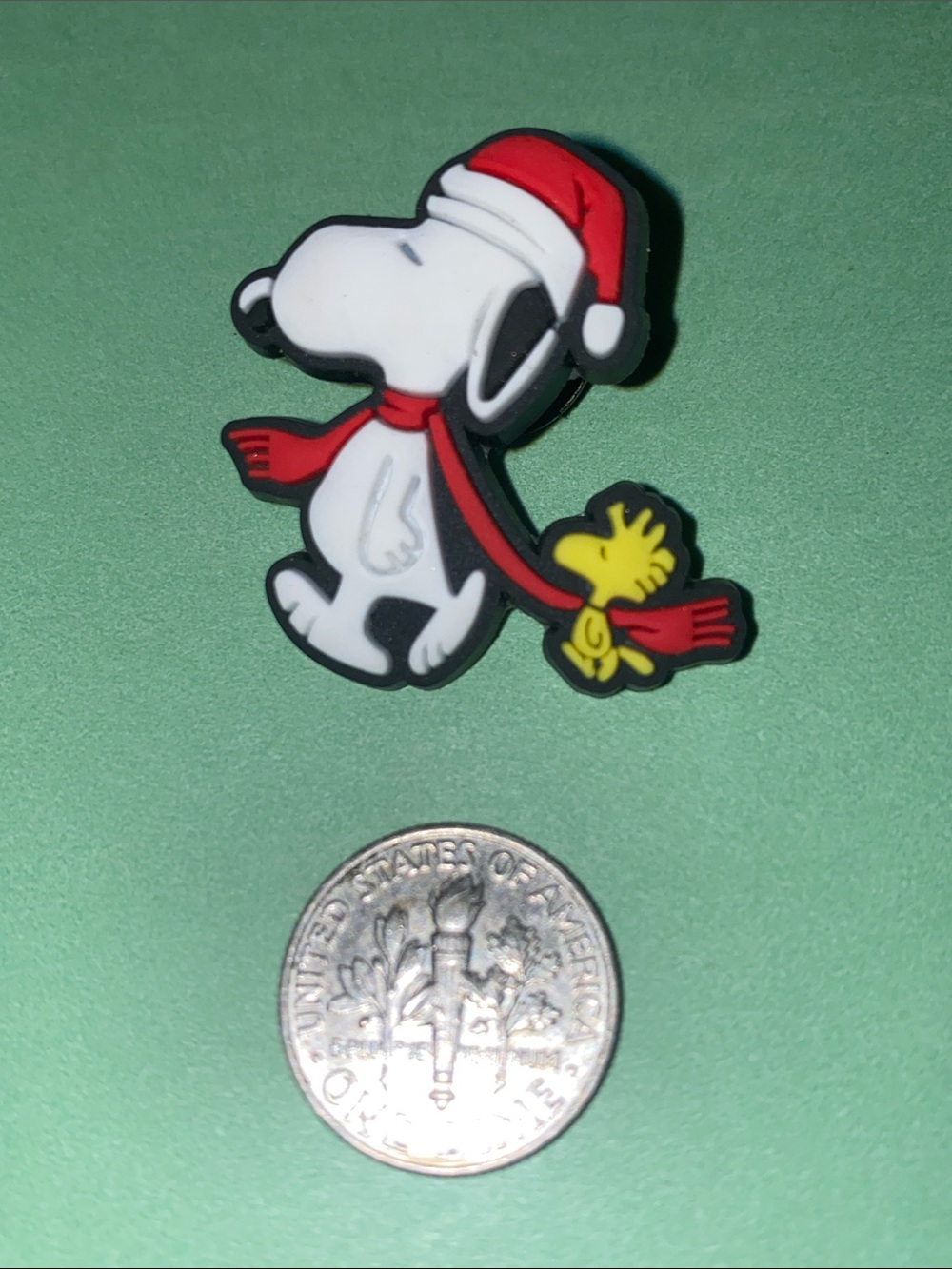 (10 for $15) Snoopy Peanuts w/ Woodstock leading him w/ his Scarf Crocs Charms